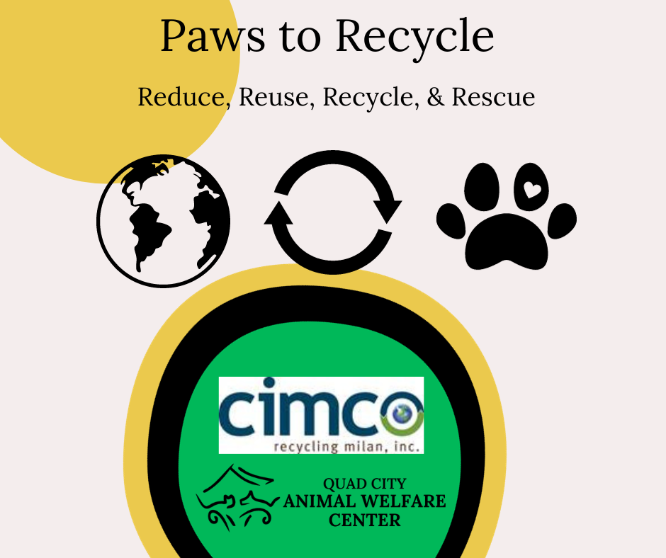 Paws to recycle facebook post